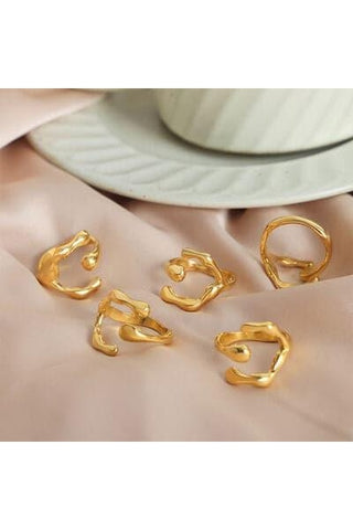 Katherine 18K Gold-Plated Open Ring - SwagglyLife Home & Fashion