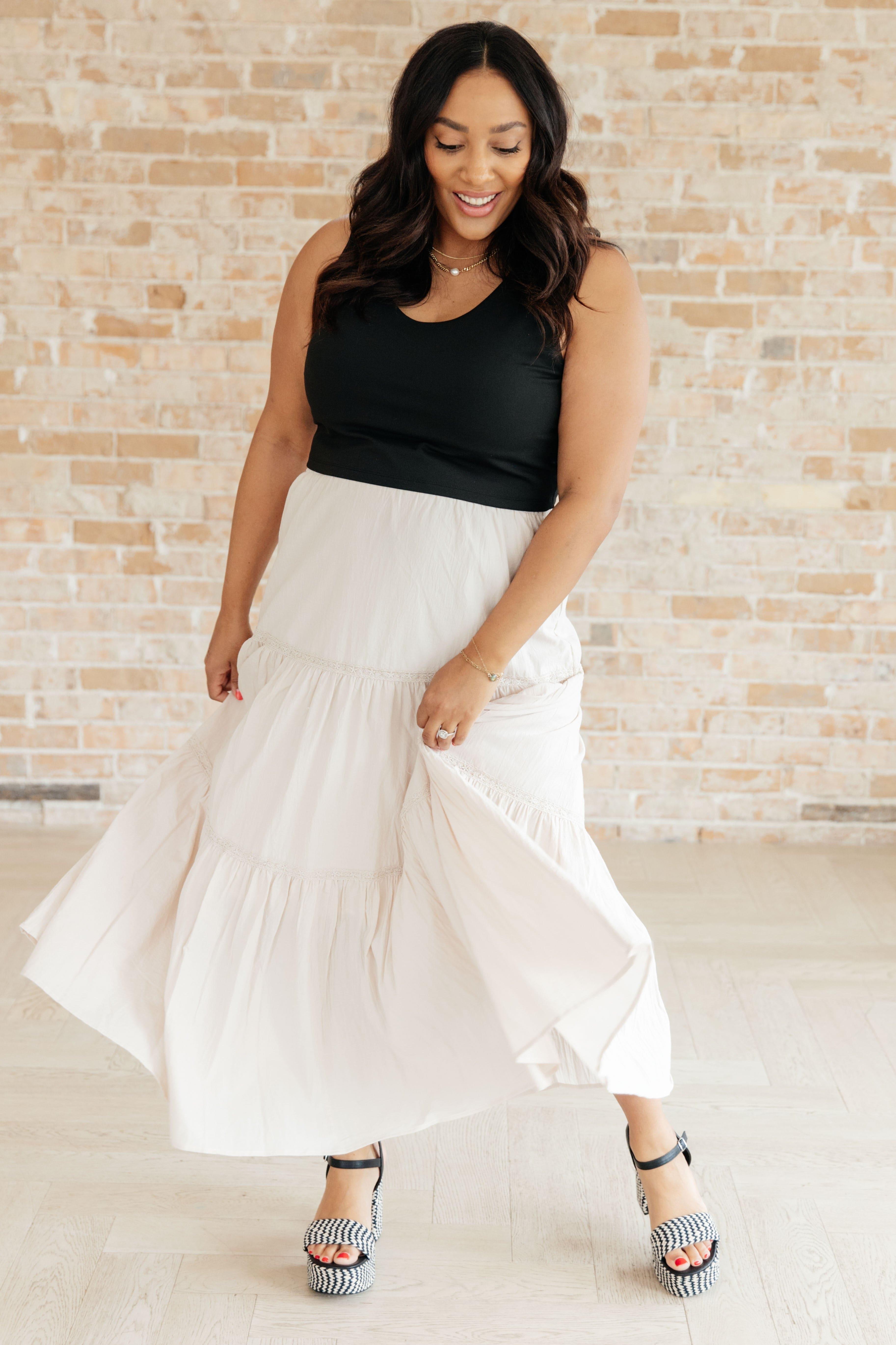 Let It Begin Tiered Maxi Skirt - SwagglyLife Home & Fashion
