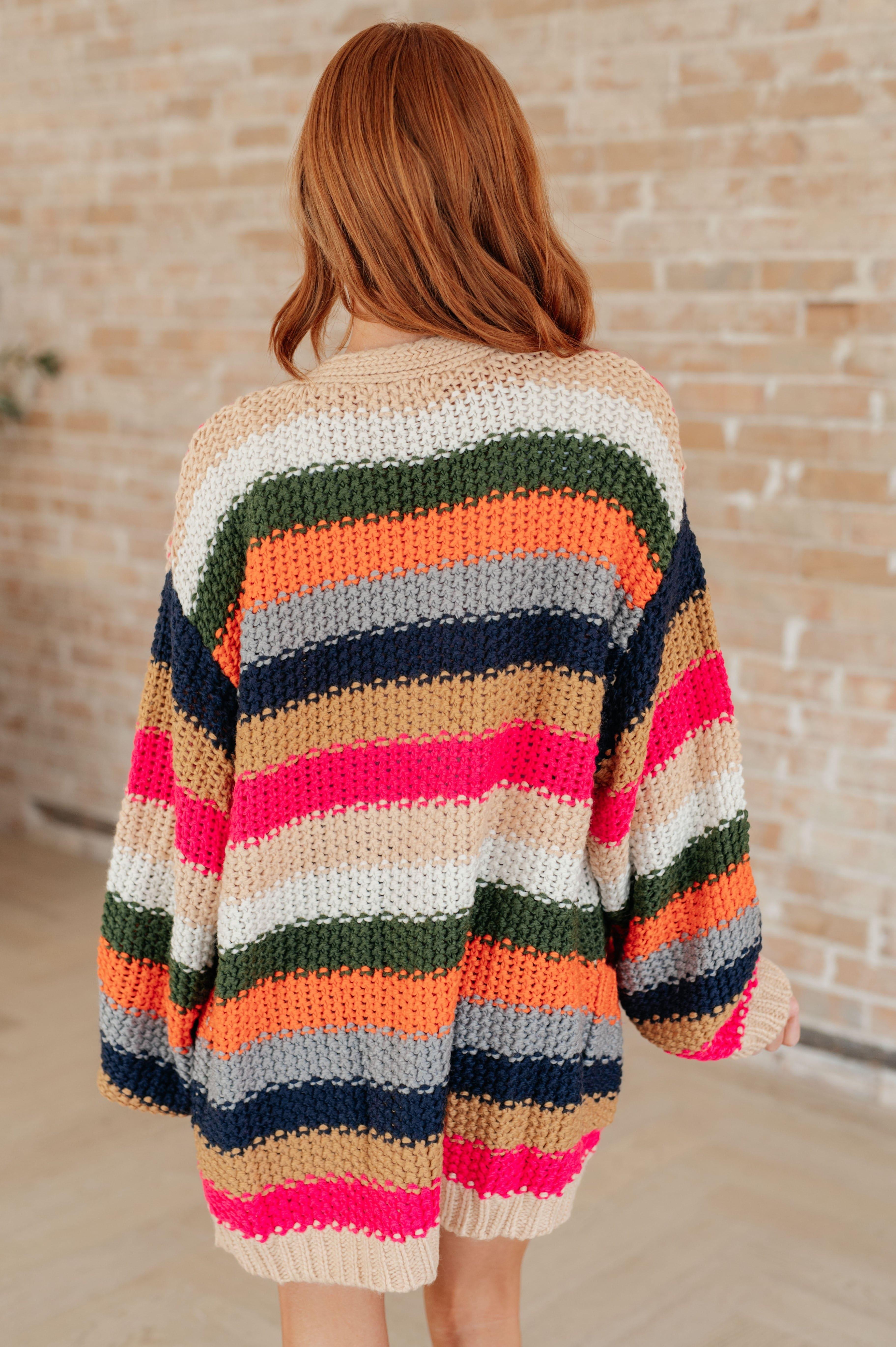Life in Technicolor Knit Cardigan - SwagglyLife Home & Fashion
