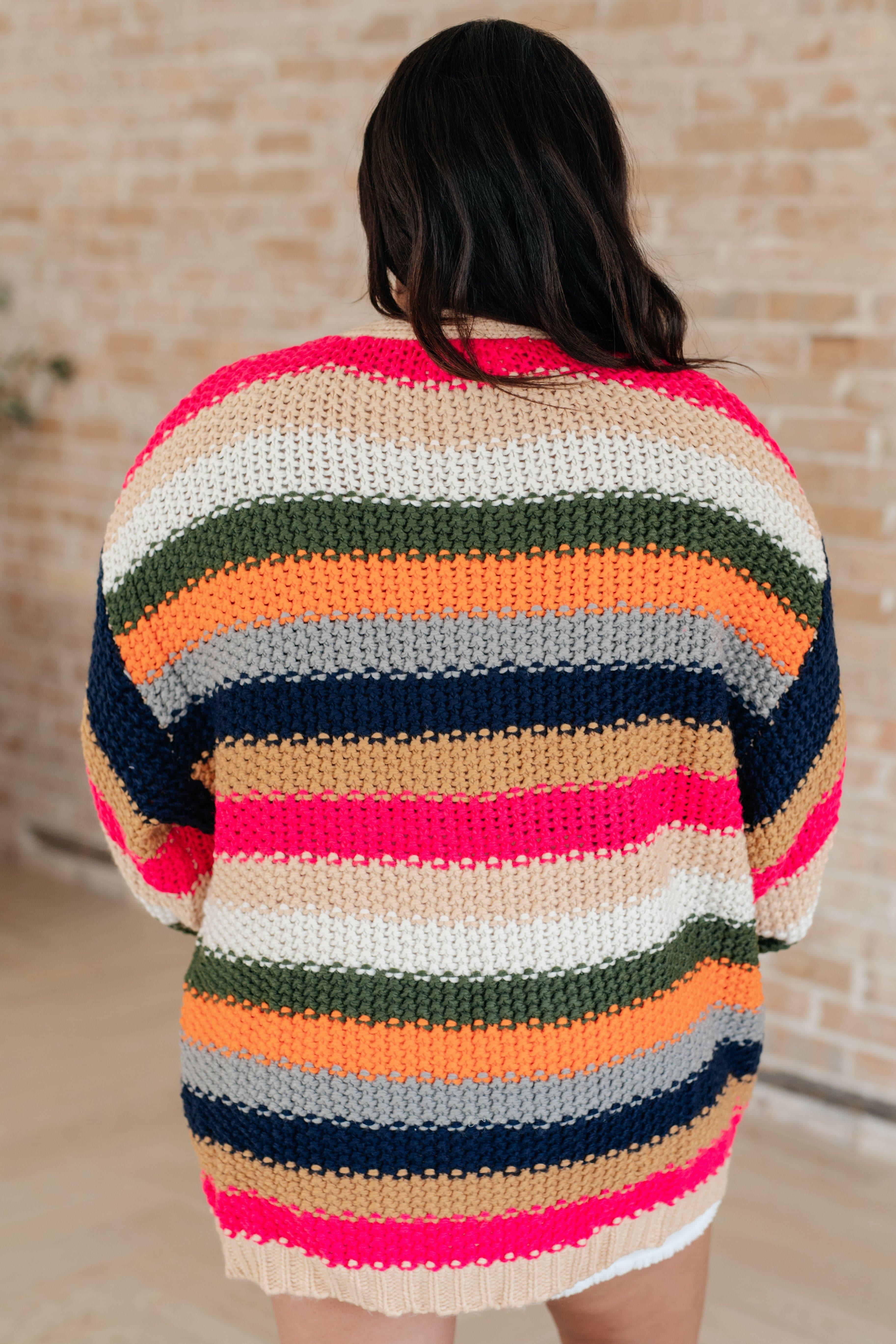 Life in Technicolor Knit Cardigan - SwagglyLife Home & Fashion