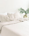 Linen Duvet Cover Set - Natural Chambray - SwagglyLife Home & Fashion