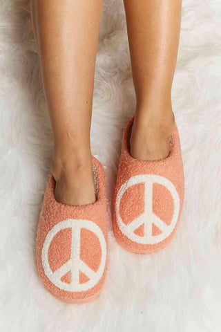 Melody Printed Plush Slide Slippers - SwagglyLife Home & Fashion