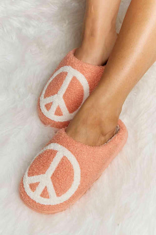 Melody Printed Plush Slide Slippers - SwagglyLife Home & Fashion