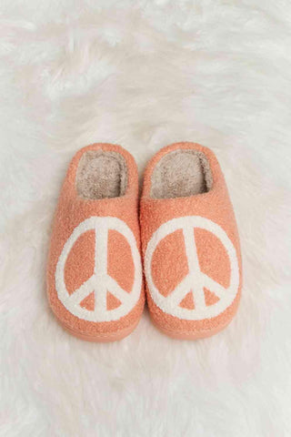 Melody Printed Plush Slide Slippers - SwagglyLife Home & Fashion