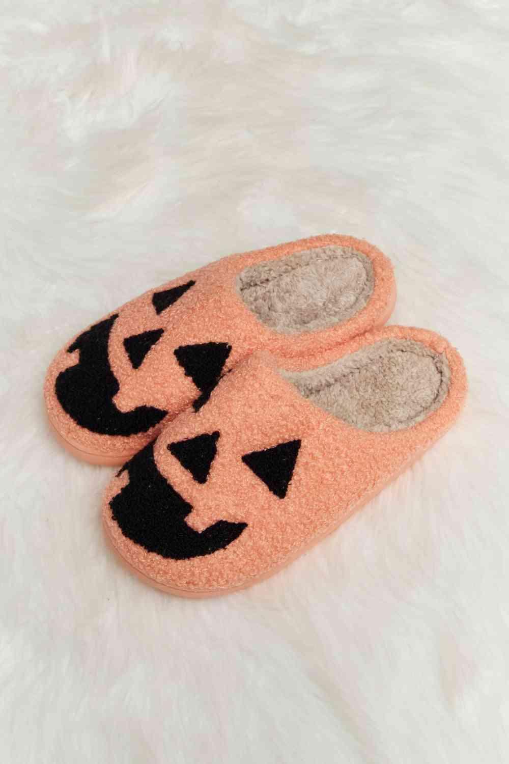 Melody Printed Plush Slide Slippers - SwagglyLife Home & Fashion