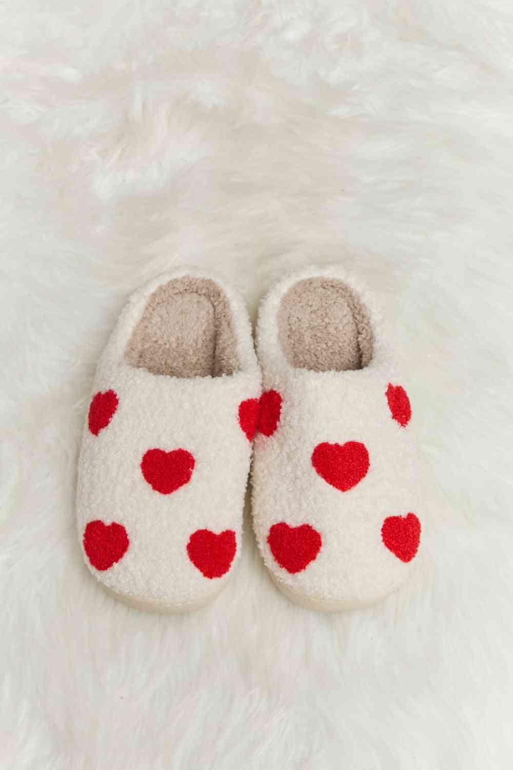 Melody Printed Plush Slide Slippers - SwagglyLife Home & Fashion