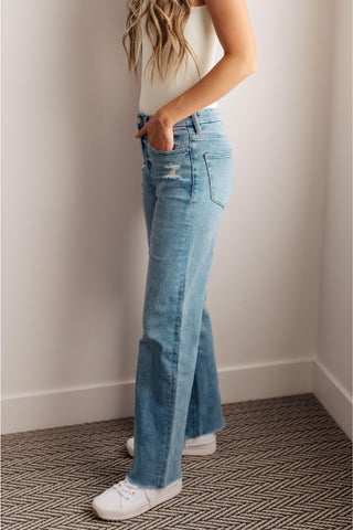 Mica Denim Hope High Rise Wide Leg Jeans - SwagglyLife Home & Fashion