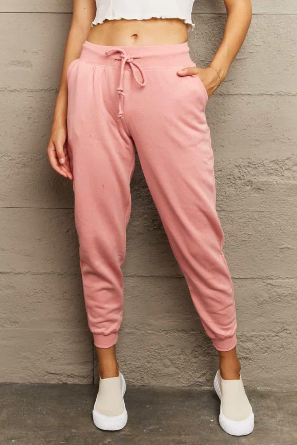 Ninexis Full Size Tie Waist Long Sweatpants, 3 Colors - SwagglyLife Home & Fashion