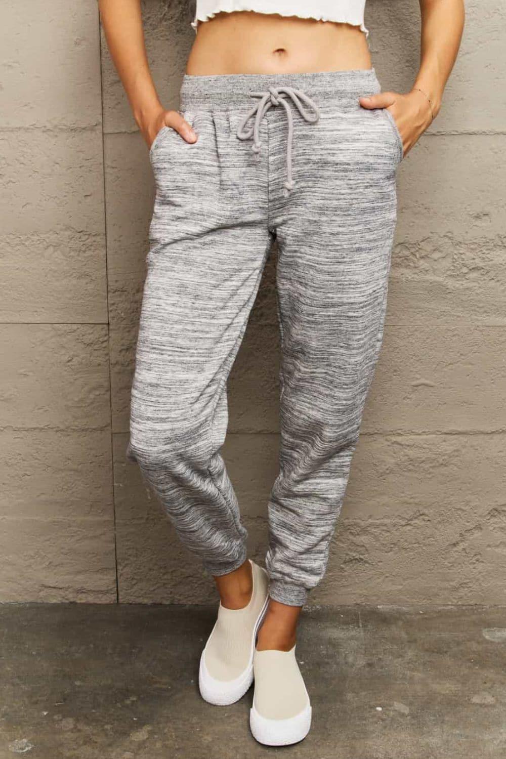 Ninexis Full Size Tie Waist Long Sweatpants, 3 Colors - SwagglyLife Home & Fashion