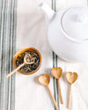 Olive Wood Heart Teaspoon Pair - SwagglyLife Home & Fashion