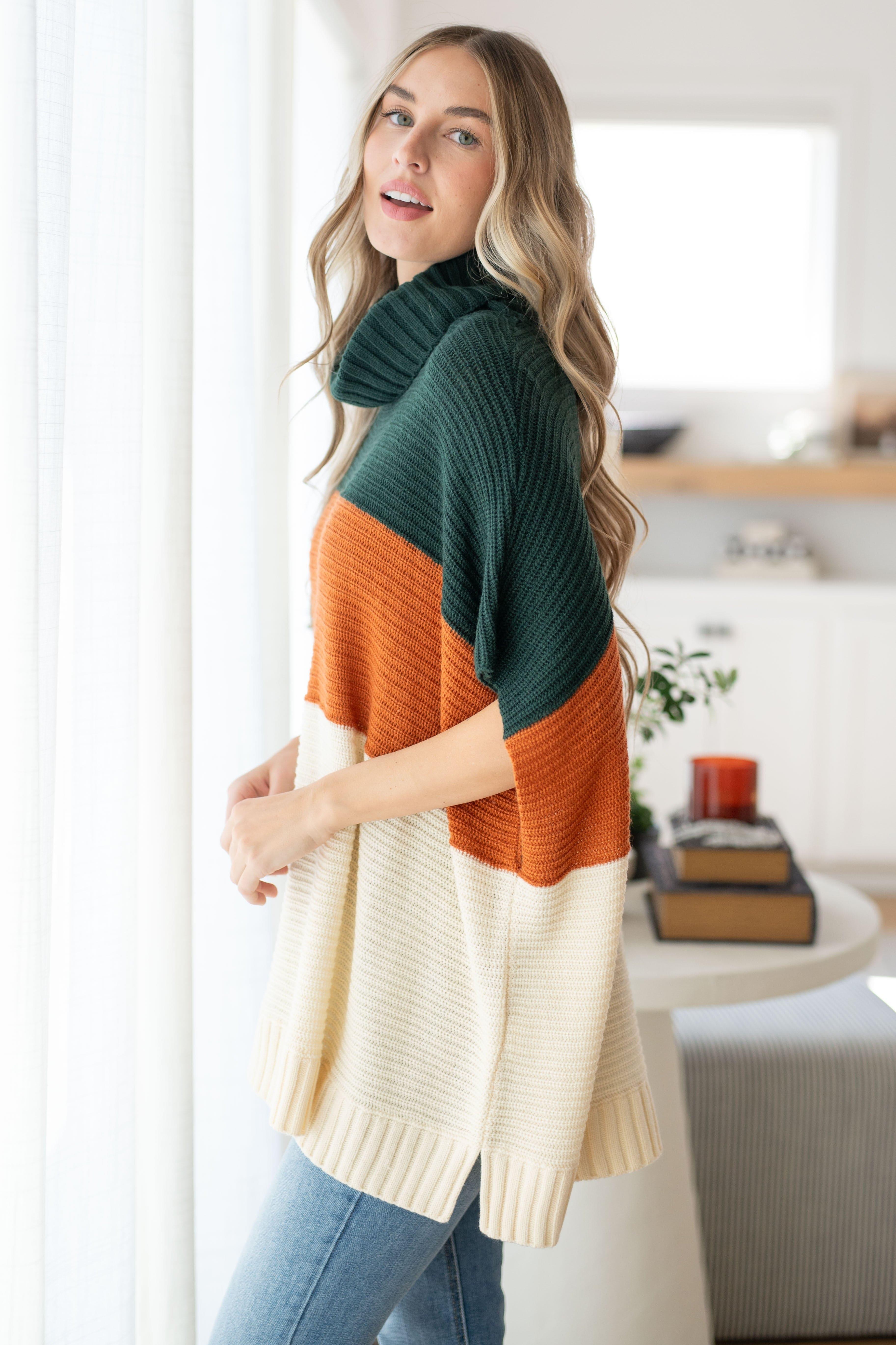 Perfectly Prompted Turtleneck Sweater - SwagglyLife Home & Fashion