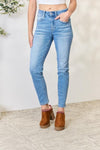 RISEN Full Size Mid Rise Skinny Jeans - SwagglyLife Home & Fashion