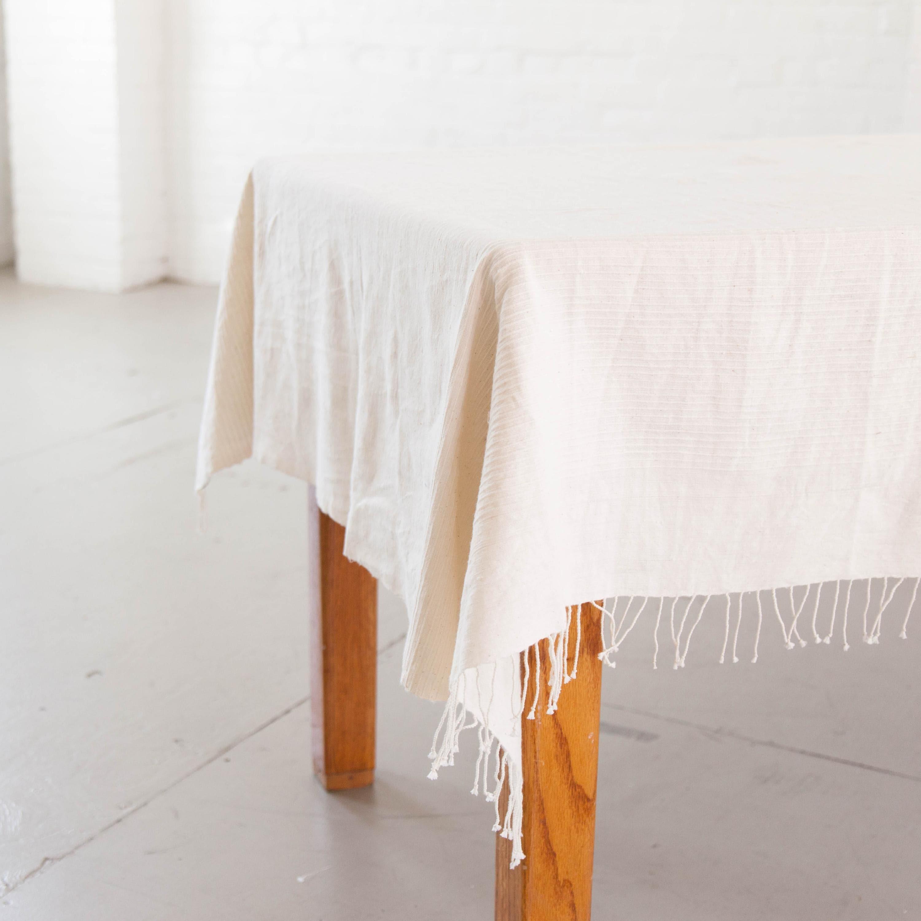 Riviera Cotton Tablecloth 96x54 - SwagglyLife Home & Fashion