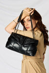 SHOMICO PU Leather Chain Handbag - SwagglyLife Home & Fashion