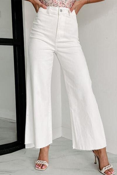 Sienna High Waist Wide Leg Jeans - SwagglyLife Home & Fashion