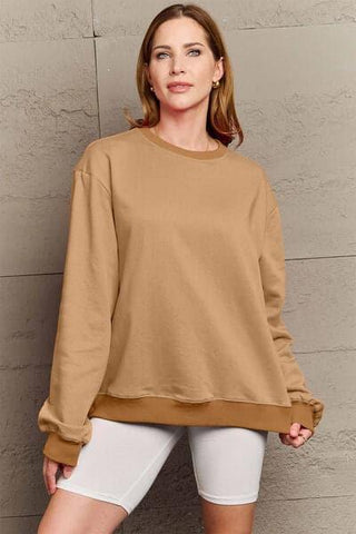 Simply Love IF I'M TOO MUCH THEN GO FIND LESS Round Neck Sweatshirt - SwagglyLife Home & Fashion