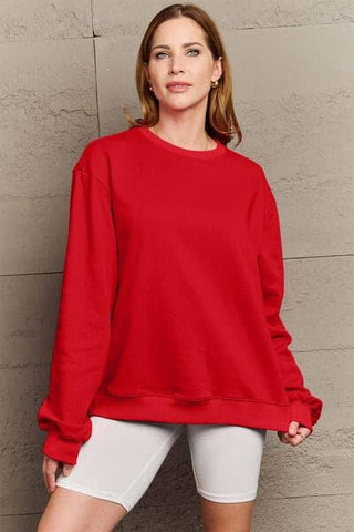 Simply Love IF I'M TOO MUCH THEN GO FIND LESS Round Neck Sweatshirt - SwagglyLife Home & Fashion