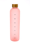 Sippin' Pretty 32 oz Translucent Water Bottle in Pink & Gold - SwagglyLife Home & Fashion