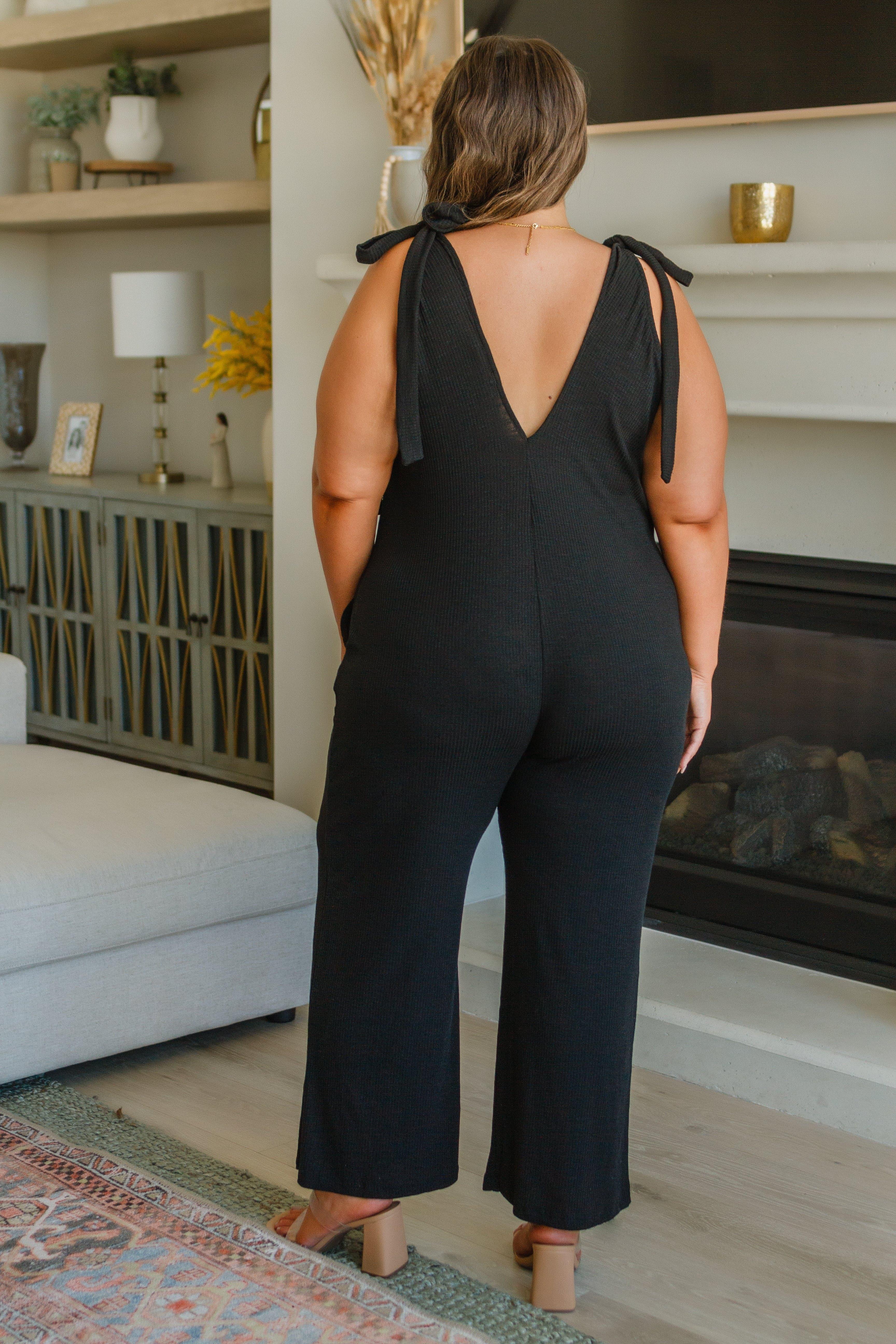 So Selfless Slub Ribbed Knit Jumpsuit - SwagglyLife Home & Fashion