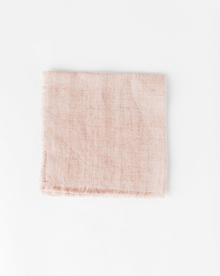 Stone Washed Linen Cocktail Napkin - SwagglyLife Home & Fashion