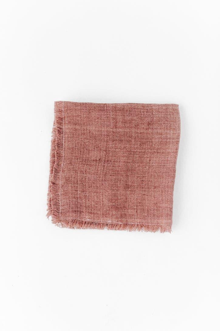 Stone Washed Linen Cocktail Napkin - SwagglyLife Home & Fashion