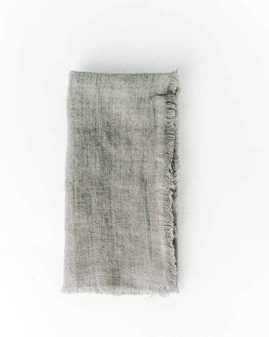 Stone Washed Linen Dinner Napkins - SwagglyLife Home & Fashion