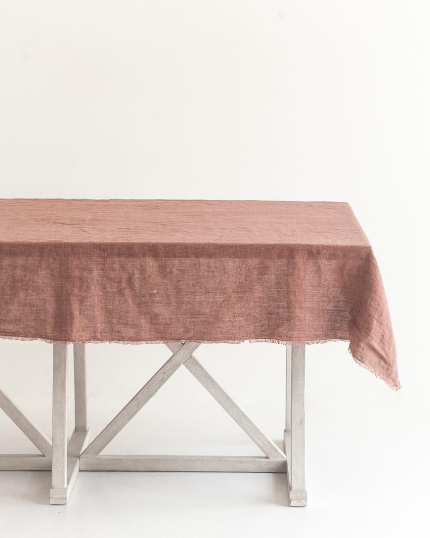 Stone Washed Linen Tablecloth - SwagglyLife Home & Fashion