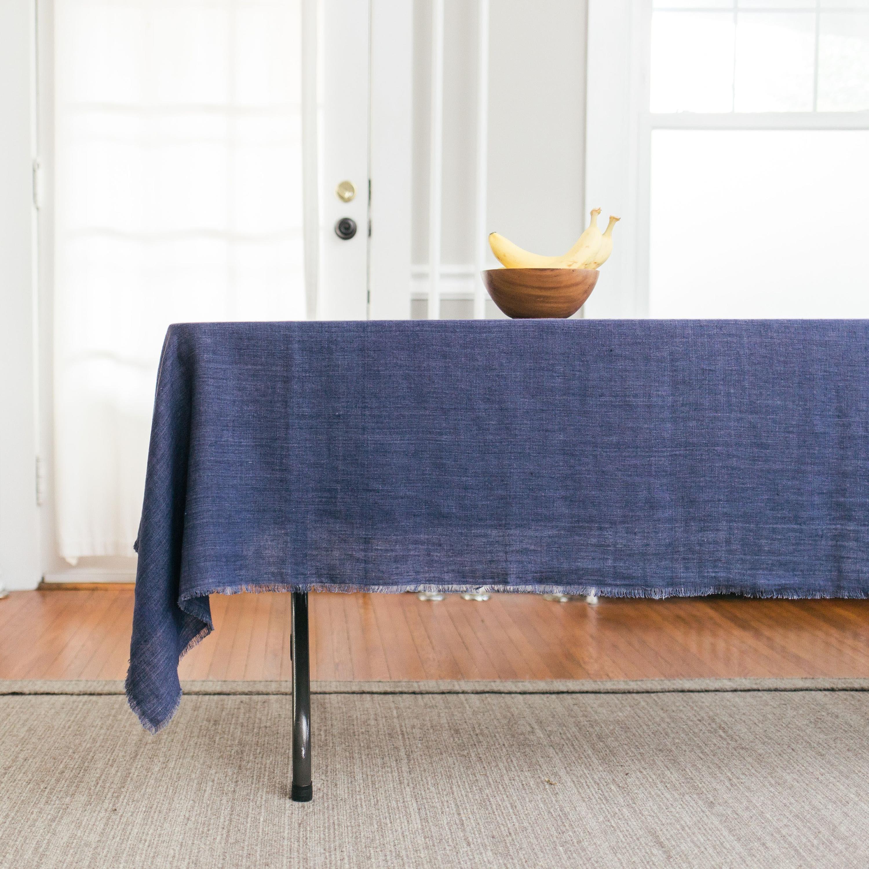 Stone Washed Linen Tablecloth - SwagglyLife Home & Fashion