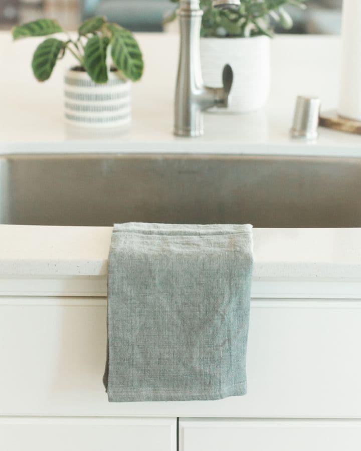 Stone Washed Linen Tea Towel - SwagglyLife Home & Fashion