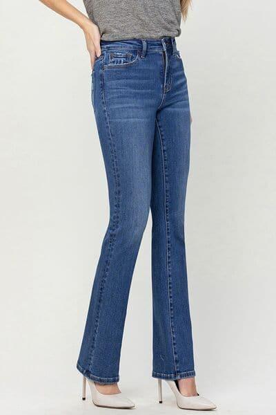 Vervet by Flying Monkey High Waist Bootcut Jeans - SwagglyLife Home & Fashion