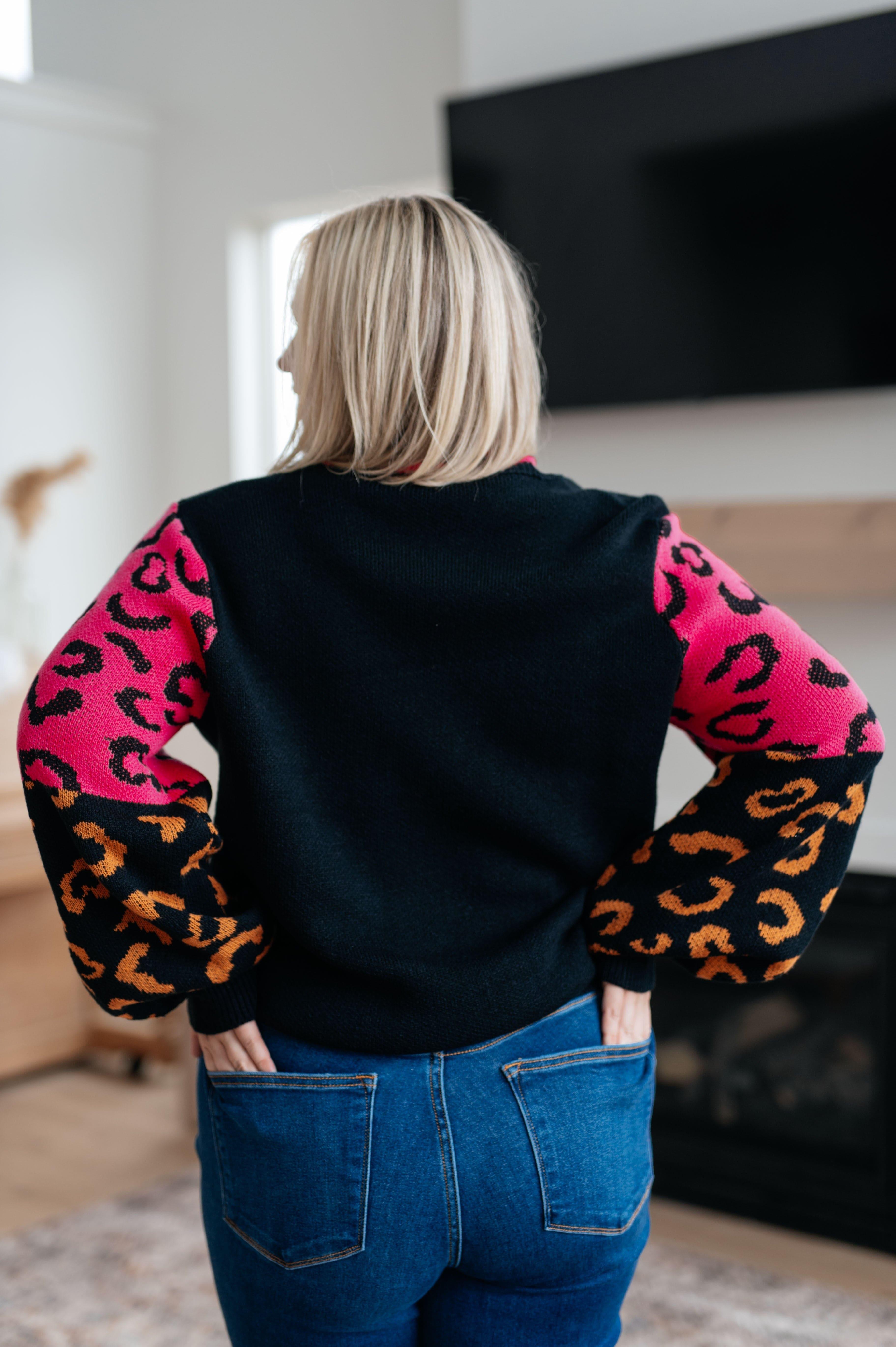 Wild About You Animal Print Sweater - SwagglyLife Home & Fashion