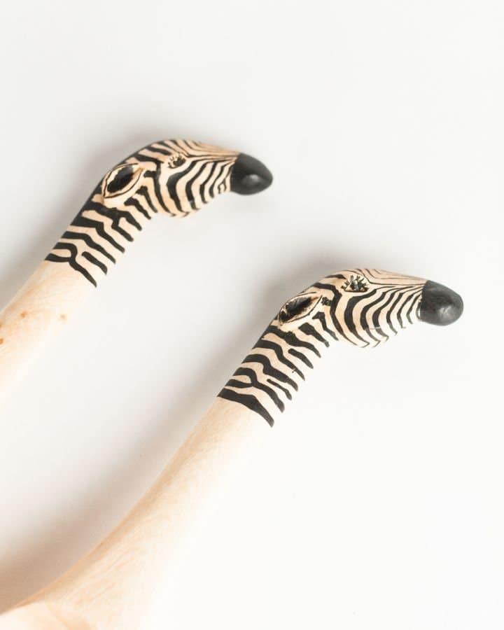 Zebra Salad Servers - SwagglyLife Home & Fashion