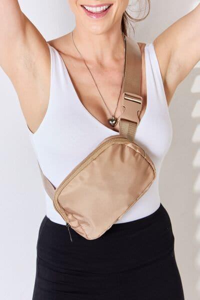 Zenana Adjustable Strap Sling Bag - SwagglyLife Home & Fashion